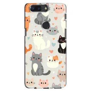 Чехол с принтом «Коллаж котов» для OnePlus 5T