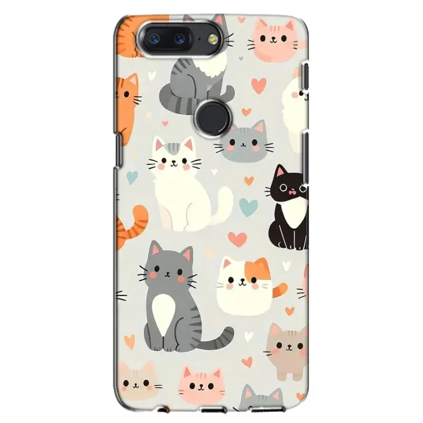 Чехол с принтом «Коллаж котов» для OnePlus 5T Чехол с принтом «Коллаж котов» для OnePlus 5T