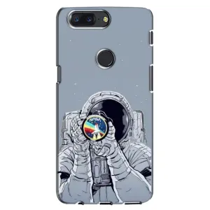 Чехол NASA для One Plus 5T (AlphaPrint) (Космонавт фото)