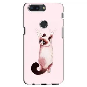 Чохол на OnePlus 5T з Котиками (VPrint) (Котик падає)