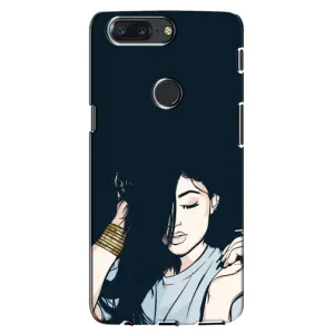 Чехол с печатью для One Plus 5T - (Мода) (AlphaPrint) (Красивая девочка)