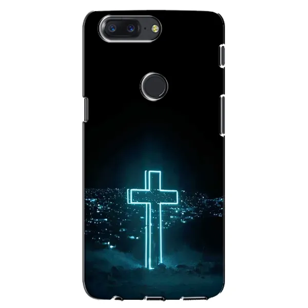 Чехол с принтом «Крест и город» для OnePlus 5T