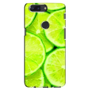 Чехлы с Фруктами для One Plus 5T (VPrint) (Лайм)