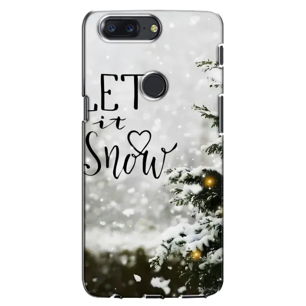 Чехол с принтом «Let it snow» для OnePlus 5T