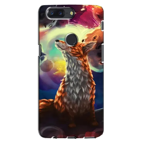 Чохол з принтом «Лисичка в космосі» для OnePlus 5T