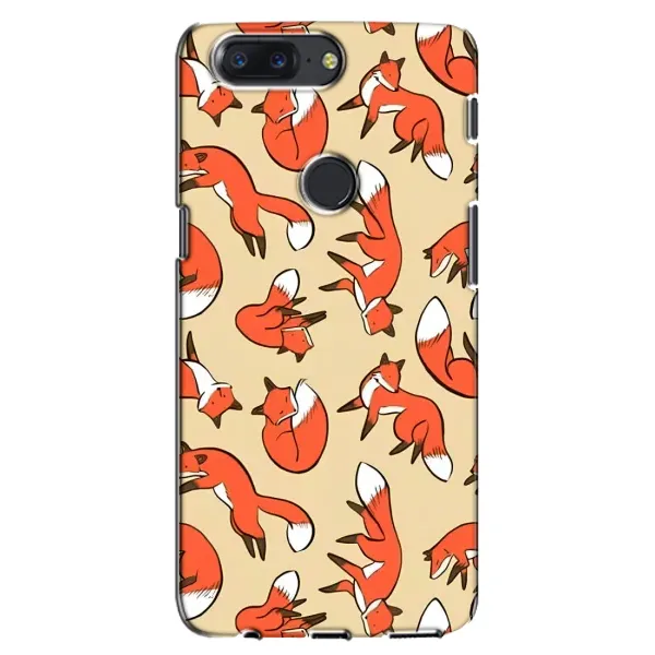 Чохол з принтом «Лисички» для OnePlus 5T