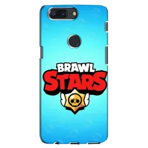 Чехлы Brawl Stars для One Plus 5T (AlphaPrint) (Лого Бравл Старс)
