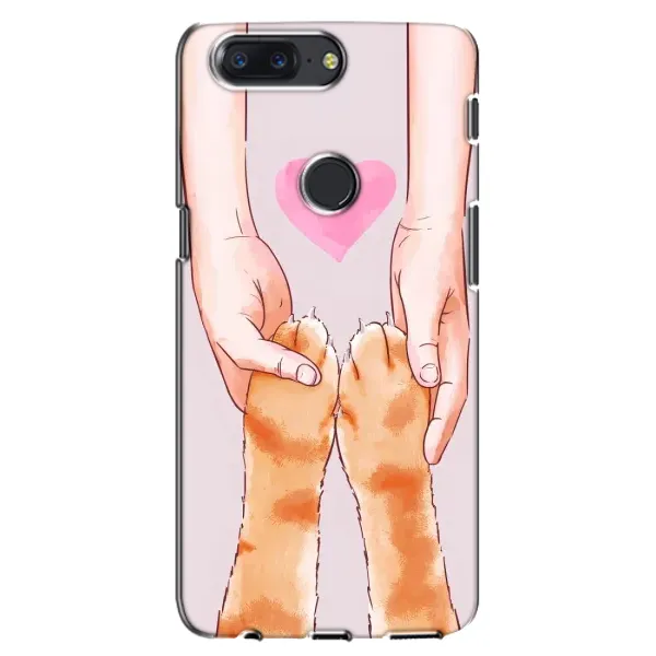 Чохол з принтом «Любовь до котиків» для OnePlus 5T