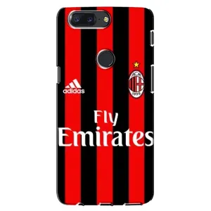 Чехлы для One Plus 5T (VPrint) - Футбольные клубы (Milan)