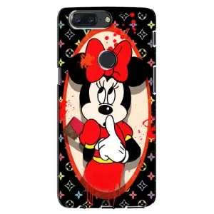 Чехол Disney Mouse One Plus 5T (PREMIUMPrint) (Минни Маус ЛВ)