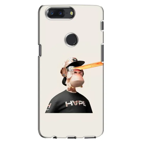 Чехол с принтом «обезьяна NFT в очках» для OnePlus 5T