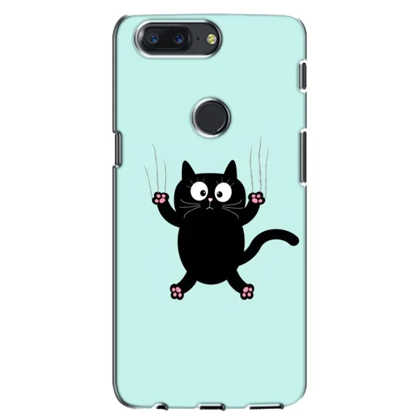 Чехол с принтом «Падающий кот» для OnePlus 5T