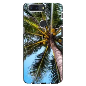 Силиконовый чехол с КАРТИНКАМИ лето для One Plus 5T (AlphaPrint) (Пальма)