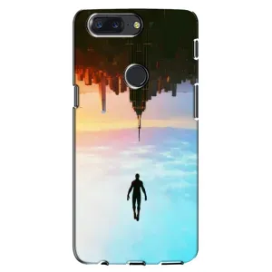 Чехол с человеком пауком для One Plus 5T - (AlphaPrint) (Паук человек)