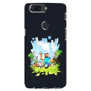 Чохол Майнкрафт на One Plus 5T (AlphaPrint) Minecraft (персонажі Minecraft)