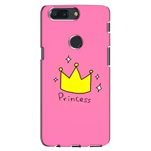 Чехол с картинкой (Стильные) для ВанПлас 5Т - (AlphaPrint) (Princess)