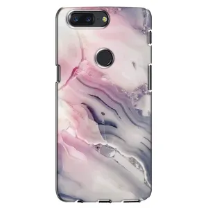 Мраморный чехол на One Plus 5T (VPrint) (Пурпурный Мрамор)