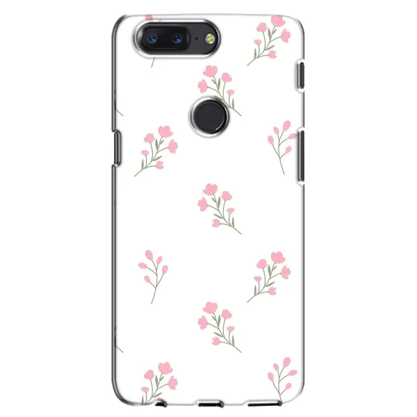 Чехол с принтом «Розовые цветы» для OnePlus 5T