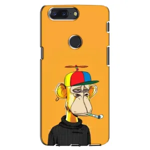 Чехлы с Обезьянами NFT для One Plus 5T (AlphaPrint) (Скучающая Обезьяна NFT)