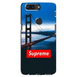 Чехол для One Plus 5T с картинкой Supreme (AlphaPrint) (Стиль Supreme)
