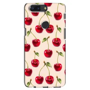Чехлы с Фруктами для One Plus 5T (VPrint) (Вишня)