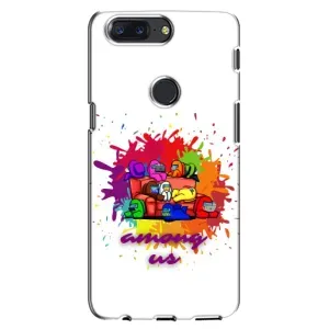Чехол Амонг Ас для One Plus 5T (AlphaPrint) (Яркий АмонгАс)