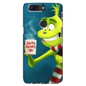 Різдвяні Чохли для One Plus 5T (VPrint) (Зелений Грінч)
