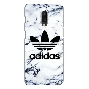 Чехлы Адидас для One Plus 6T (AlphaPrint) (Адидас на мраморе)