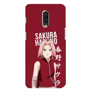 Чехлы Персонажи Аниме Наруто для One Plus 6T (AlphaPrint) (Аниме Сакура)