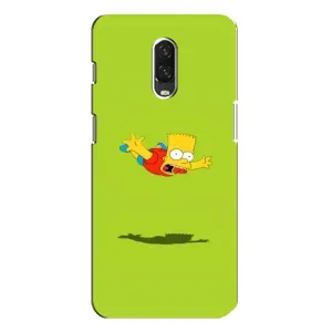 Чехол с Симпсонами для One Plus 6T (VPrint) (Барт Симпсон)