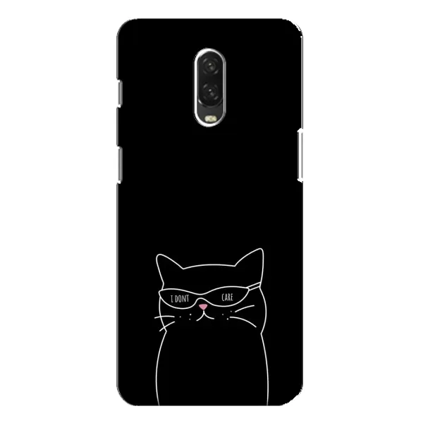 Чехол с принтом «Равнодушный кот» для OnePlus 6T