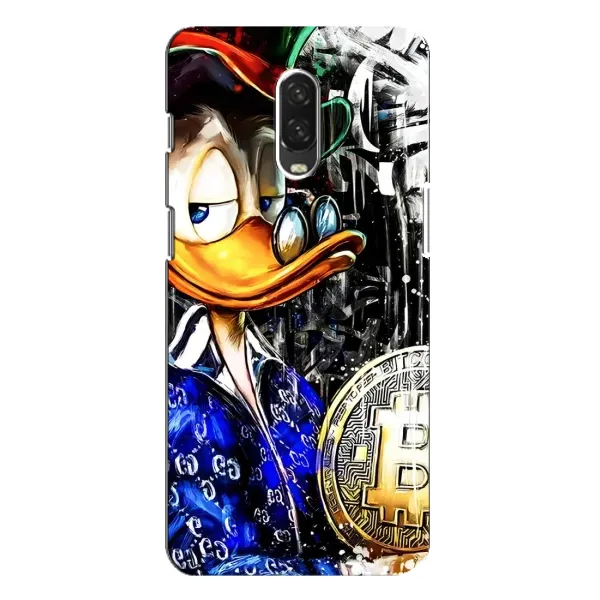 Чохол з принтом «Біткойн Скрудж» для OnePlus 6T