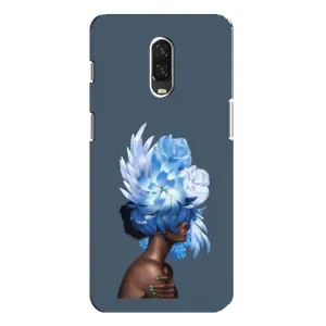 Чехлы (ART) Цветы на One Plus 6T (VPrint) (Цветы на голове)
