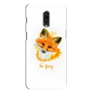 Чехлы с картинкой Лисички для One Plus 6T (VPrint) (Девочка Лиса)