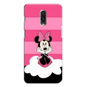 Эксклюзивный чехол для One Plus 6T (AlphaPrint - Мультяшные) (Девочка Maus)