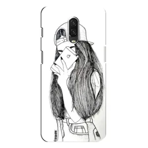 Чехол с печатью для One Plus 6T - (Мода) (AlphaPrint) (Фото девочки)