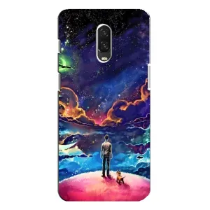 Космические Чехлы для ВанПлас 6Т (VPrint) (Галактический вид)
