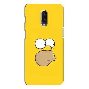 Чехол с Симпсонами для One Plus 6T (VPrint) (Гомер)