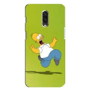 Чехол с Симпсонами для One Plus 6T (VPrint) (Гомер Симпсон)