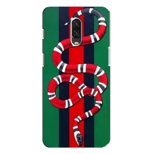Чехлы ГУЧЧИ для ВанПлас 6Т (AlphaPrint) (Gucci змия)