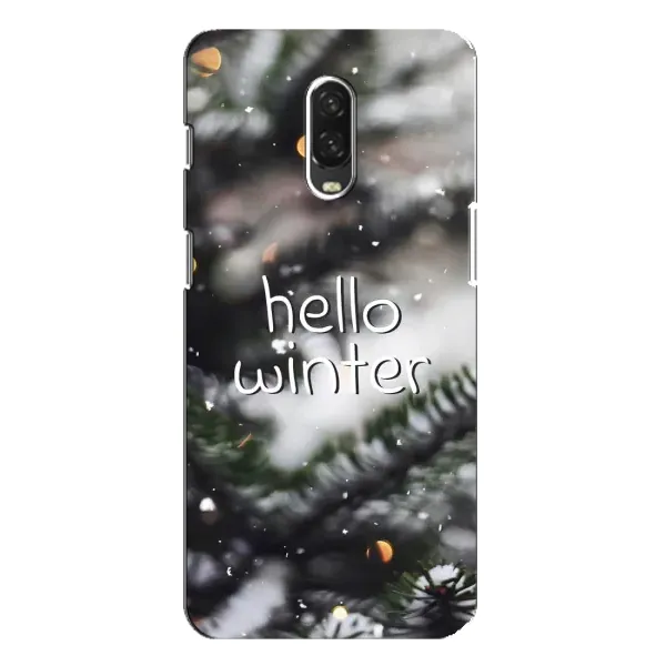 Чехол с принтом «Hello winter» для OnePlus 6T