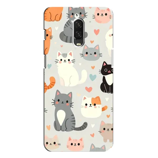 Чехол с принтом «Коллаж котов» для OnePlus 6T