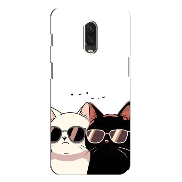 Чехол с принтом «Коты в очках» для OnePlus 6T