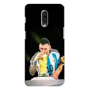 Чехлы для One Plus 6T (Leo чемпион) (AlphaPrint) (Кубок Месси)