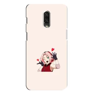 Чехлы Персонажи Аниме Наруто для One Plus 6T (AlphaPrint) (Лайк Сакура)
