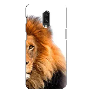 Чехлы с картинками животных One Plus 6T (Лев грива)