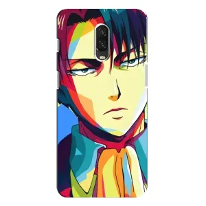 Чехлы Персонажи Аниме Наруто для One Plus 6T (AlphaPrint) (Леви Аккерман)
