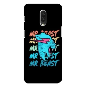 Чехлы Мистер Бист для ВанПлас 6Т (logo Mr beast)