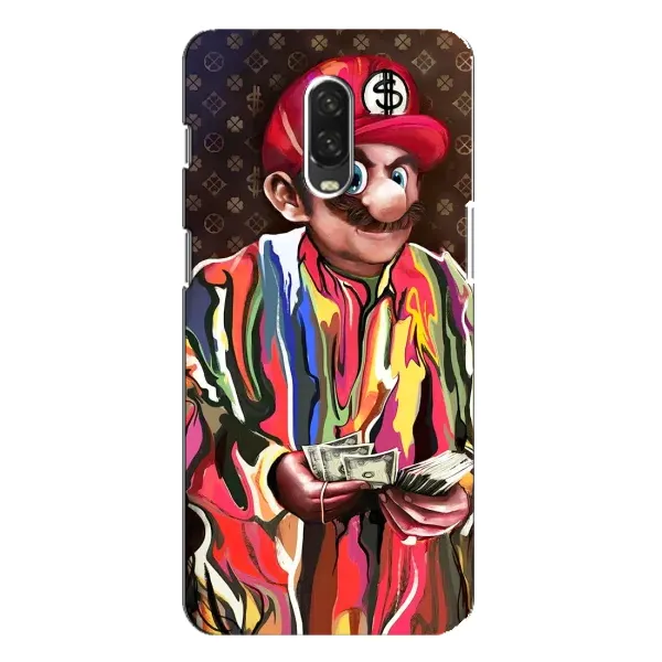Чохол з принтом «Mario LV» для OnePlus 6T