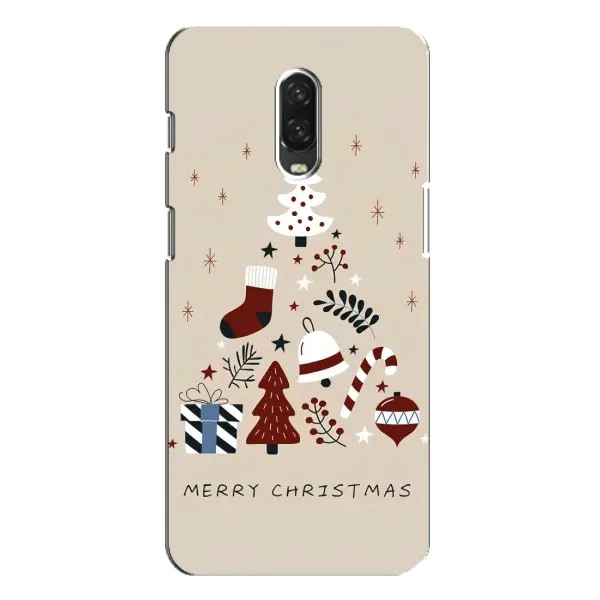 Чехол с принтом «Merry Christmas» для OnePlus 6T